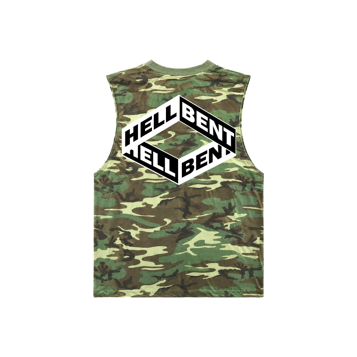 Hellbent Camo Cut Off Tee