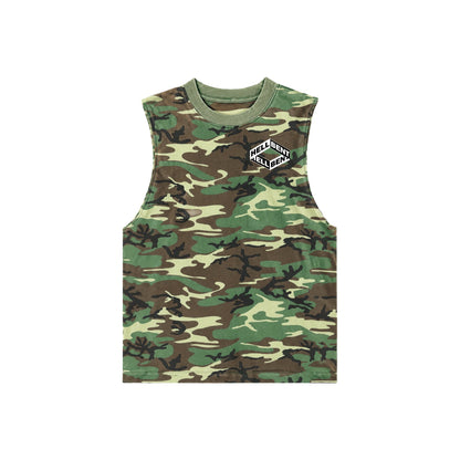 Hellbent Camo Cut Off Tee