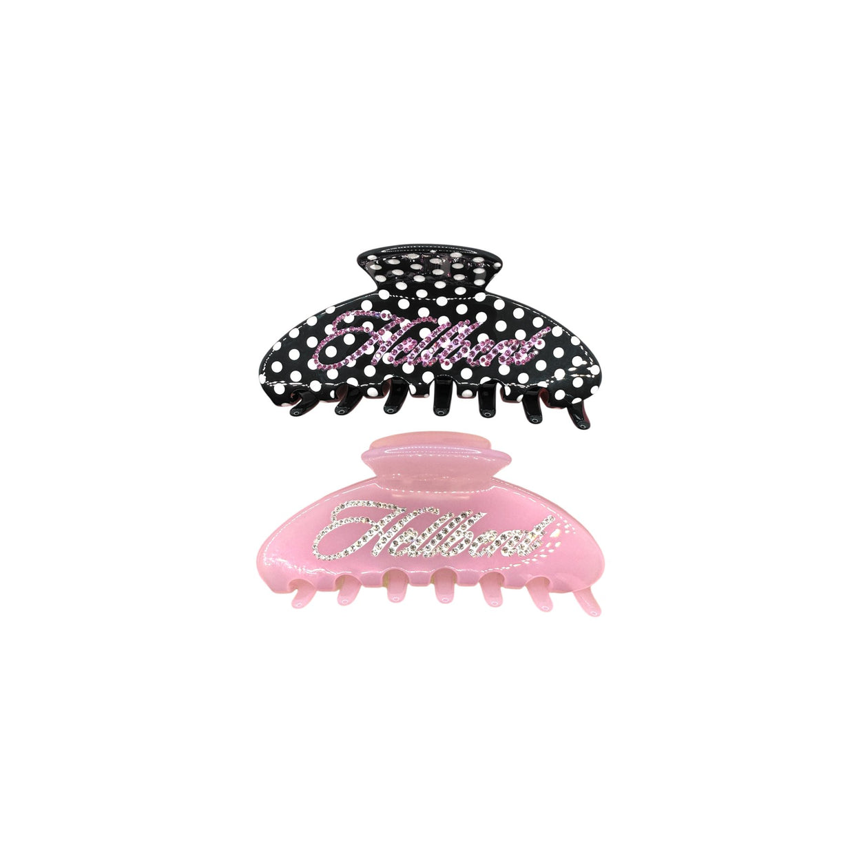 Hellbent Rhinestone Hair Clips (2 pack)
