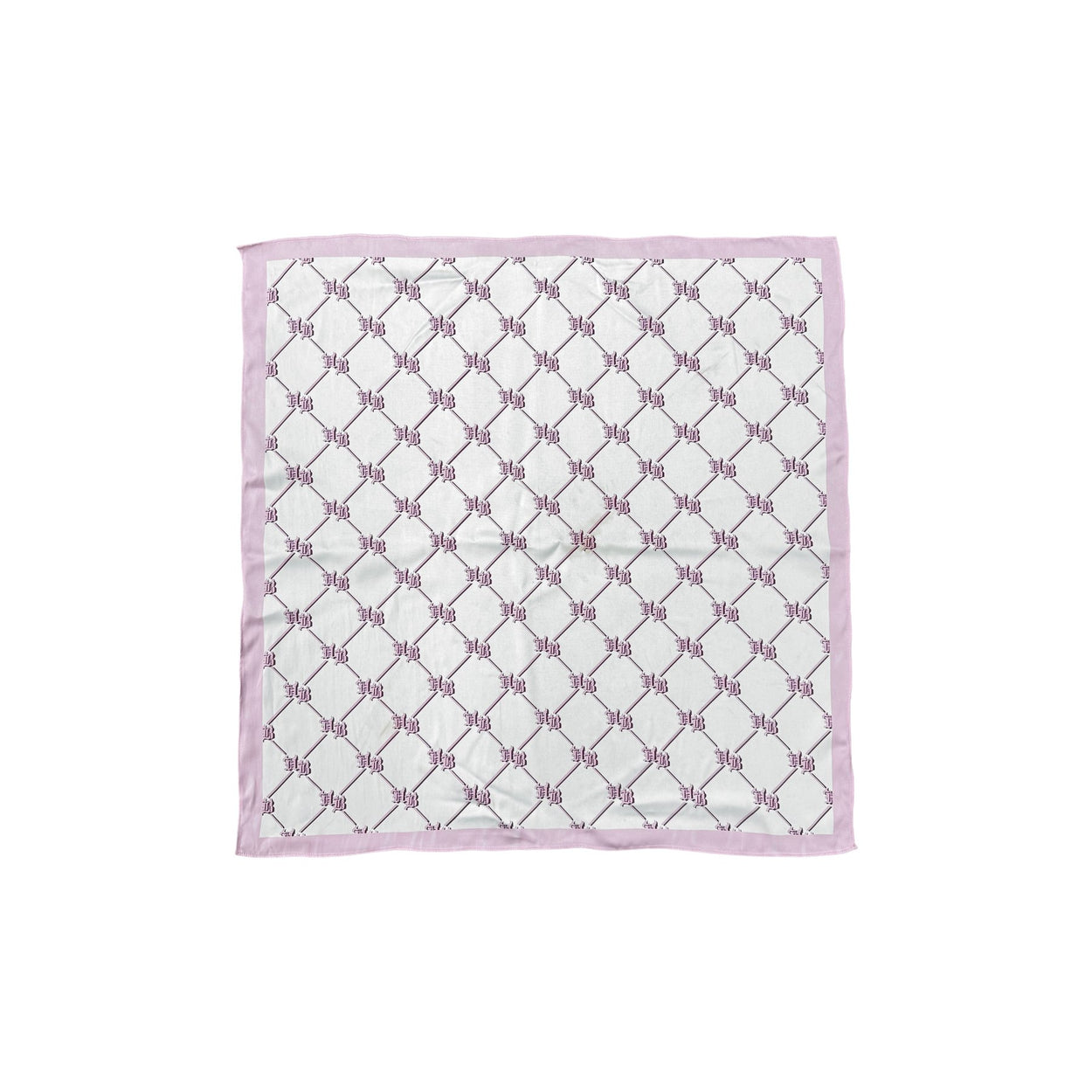 Hellbent Monogram Silk Bandana (Pink)