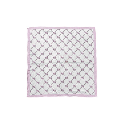 Hellbent Monogram Silk Bandana (Pink)