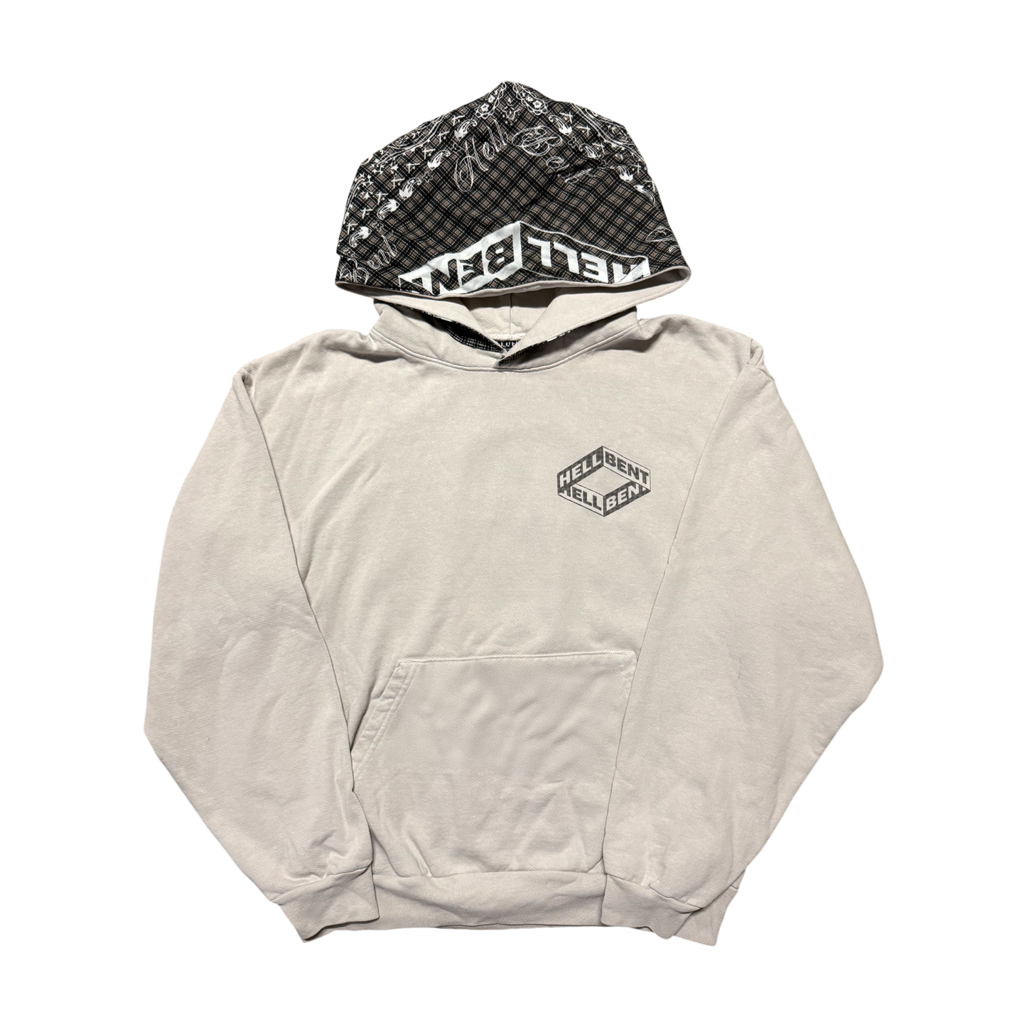 Hellbent Plaid Bandana Hoodie