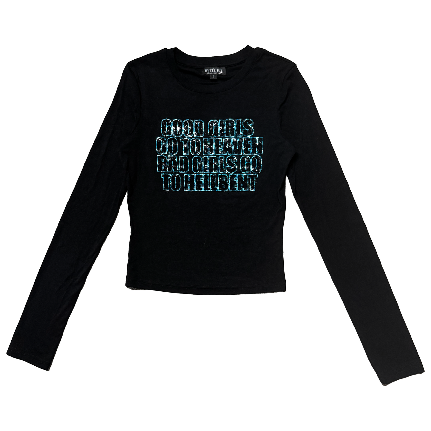 Heaven Sent & Hellbent Rhinestone Longsleeve